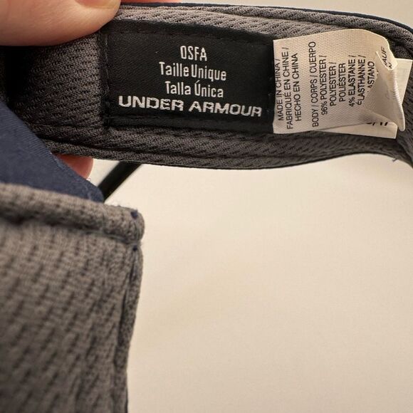 University of Arizona Under Armour Dark Blue Visor with Embroidered Design - Picture 3 of 5